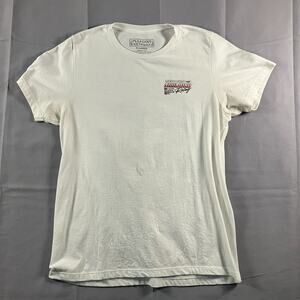 Pleasant Getaway Shinjuku Racing Graphic T-Shirt Kids XL White Car Anime Style